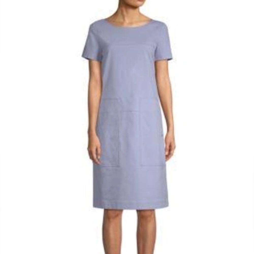 LAFAYETTE 148 Farah Shift Dress In Periwinkle size‎ p